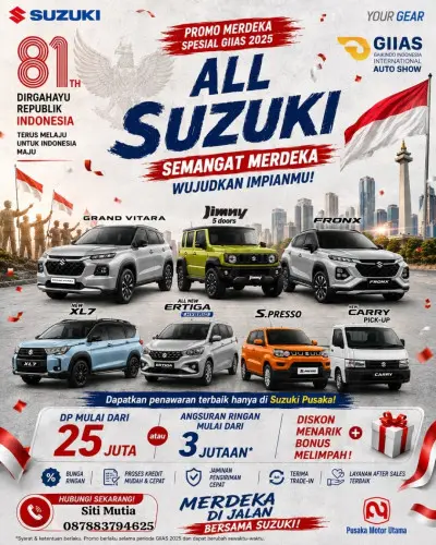 Promo Mobil Suzuki Agustus 2026